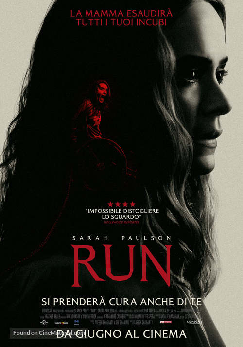 Run - Italian Movie Poster