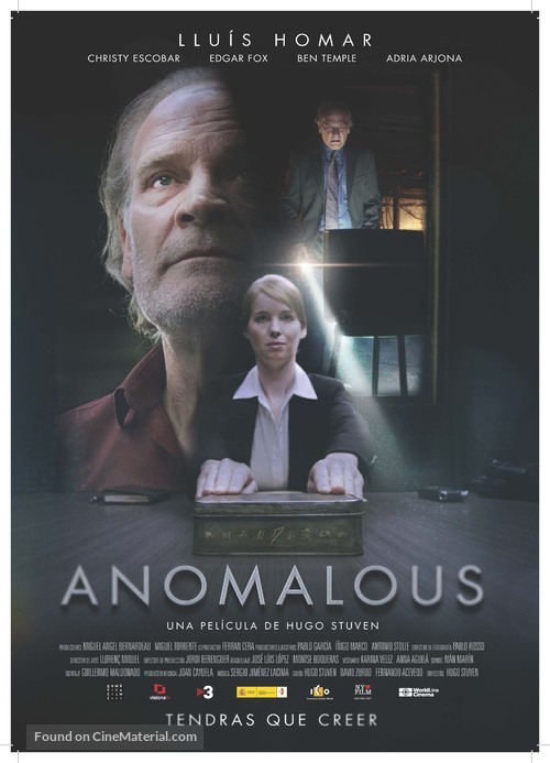 Anomalous - Spanish Movie Poster