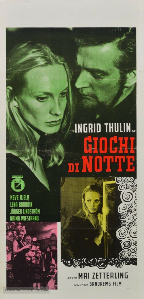 Nattlek - Italian Movie Poster