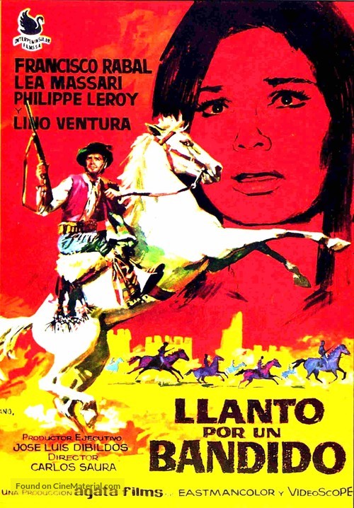 Llanto por un bandido - Spanish Movie Poster