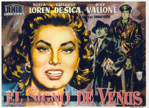 Il segno di Venere - Spanish Movie Poster