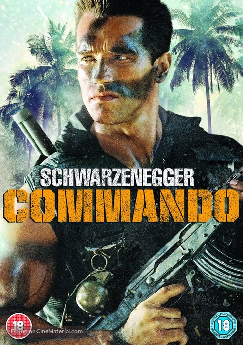 Commando - British DVD movie cover