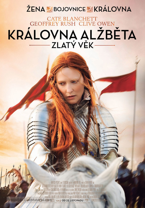 Elizabeth: The Golden Age - Czech Movie Poster