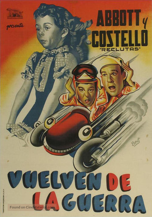 Buck Privates - Spanish Movie Poster