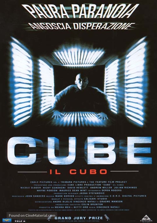 Cube - Italian Movie Poster