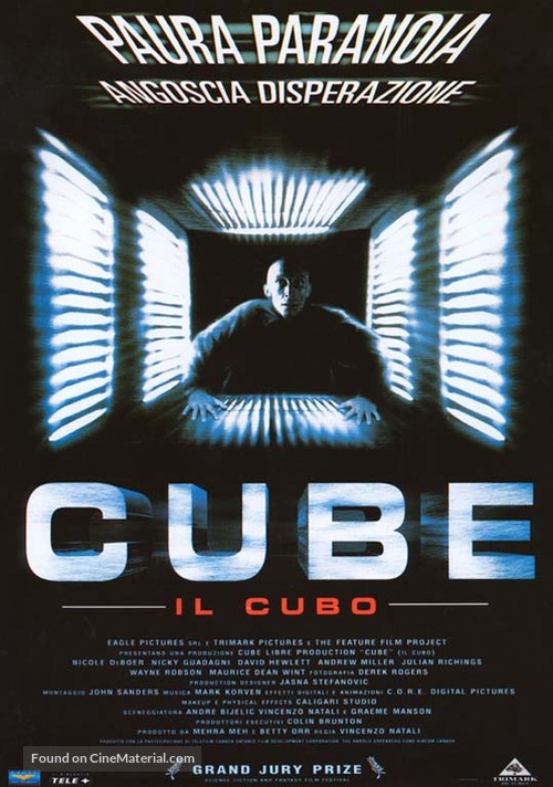 Cube - Italian Movie Poster