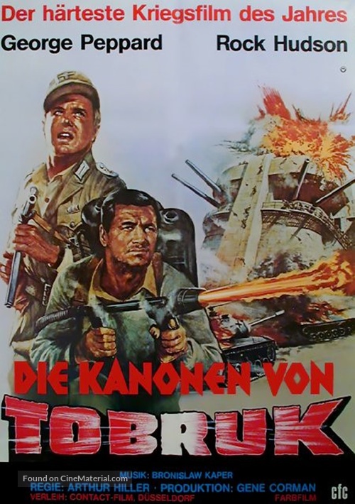 Tobruk - German Movie Poster