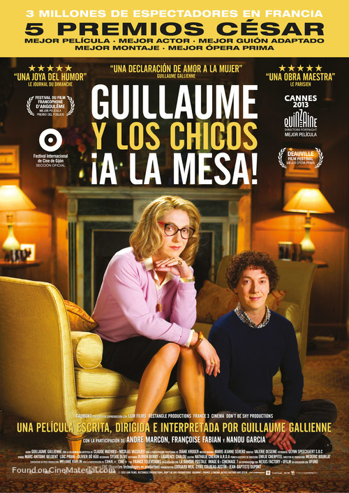 Les gar&ccedil;ons et Guillaume, &agrave; table! - Spanish Movie Poster