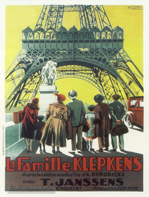 La famille Klepkens - French Movie Poster