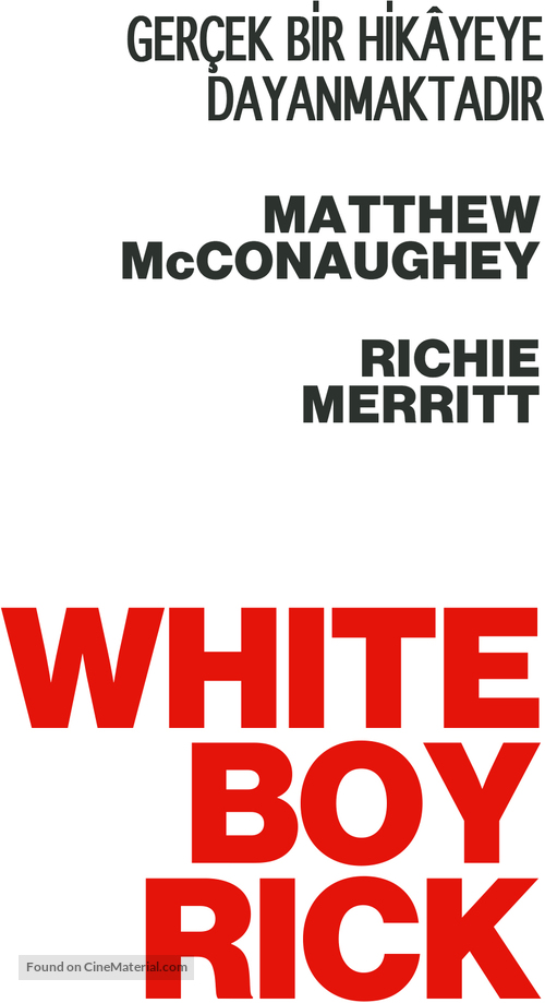 White Boy Rick - Turkish Logo