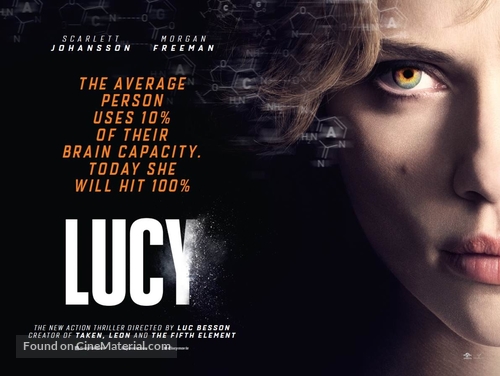 Lucy - British Movie Poster