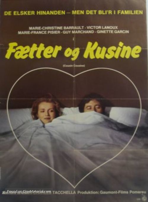 Cousin cousine - Danish Movie Poster