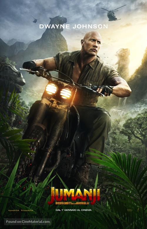 Jumanji: Welcome to the Jungle - Italian Movie Poster