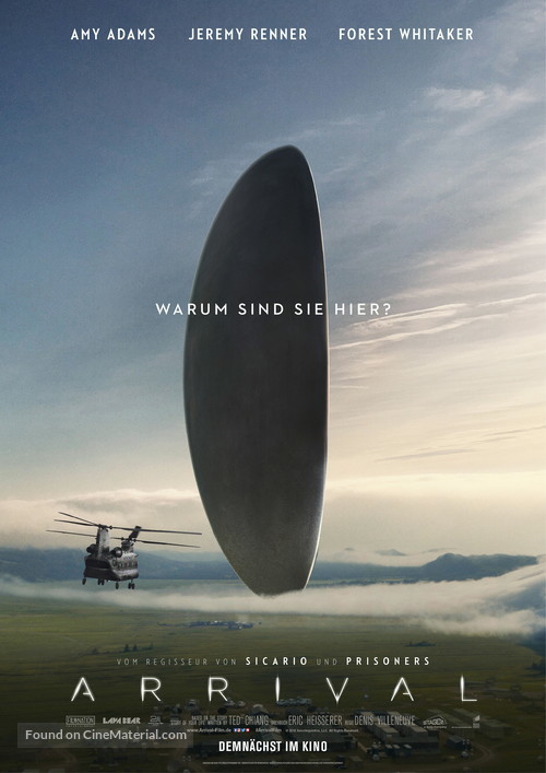 Arrival - German Movie Poster