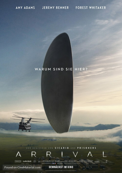 Arrival - German Movie Poster