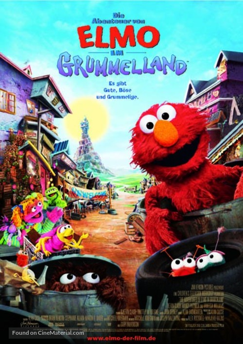 The Adventures of Elmo in Grouchland - German Movie Poster