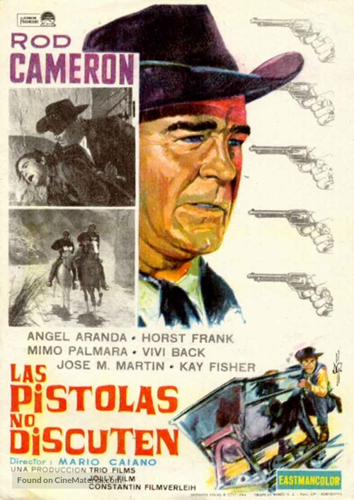 Le pistole non discutono - Spanish Movie Poster