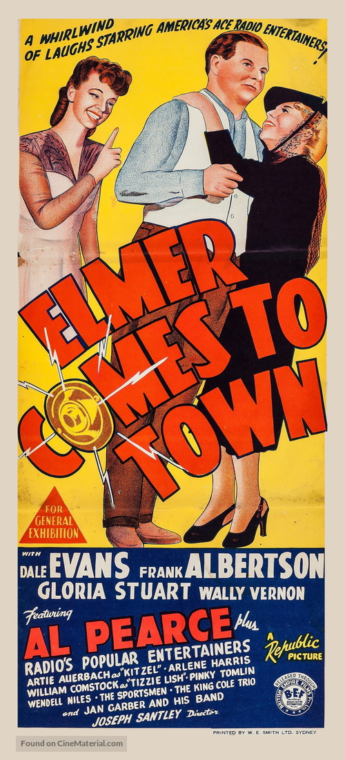 Here Comes Elmer - Australian Movie Poster