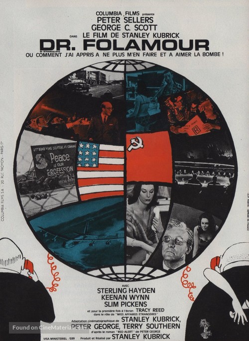 Dr. Strangelove - French Movie Poster