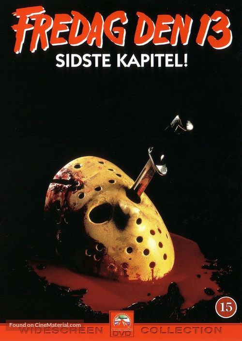 Friday the 13th: The Final Chapter - Danish Movie Cover