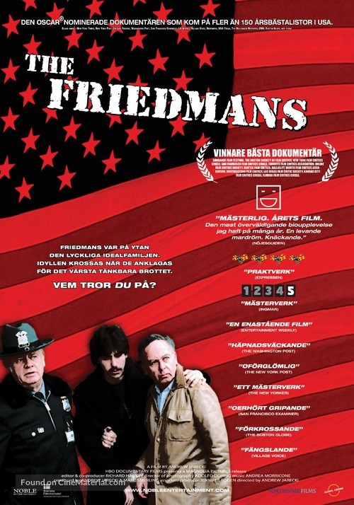 Capturing the Friedmans - Danish Movie Poster