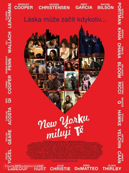 New York, I Love You - Czech Movie Poster