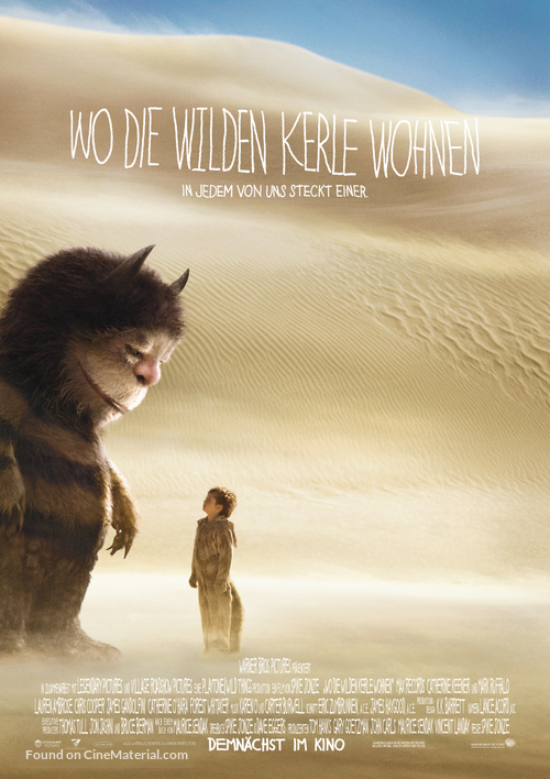 Where the Wild Things Are - German Movie Poster