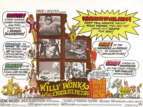 Willy Wonka &amp; the Chocolate Factory - British Movie Poster
