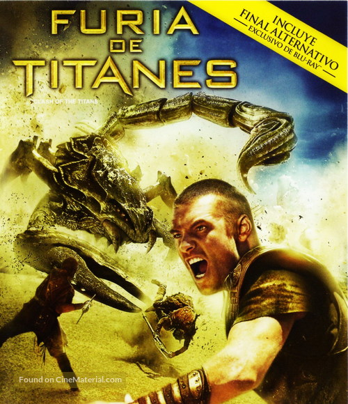 Clash of the Titans - Spanish Blu-Ray movie cover