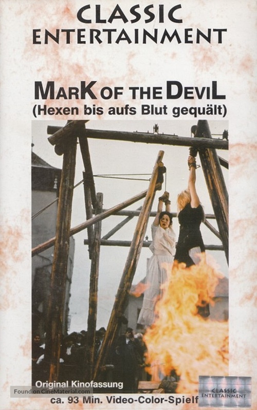 Hexen bis aufs Blut gequ&auml;lt - German VHS movie cover