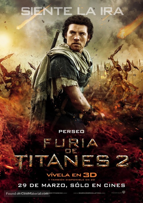 Wrath of the Titans - Chilean Movie Poster