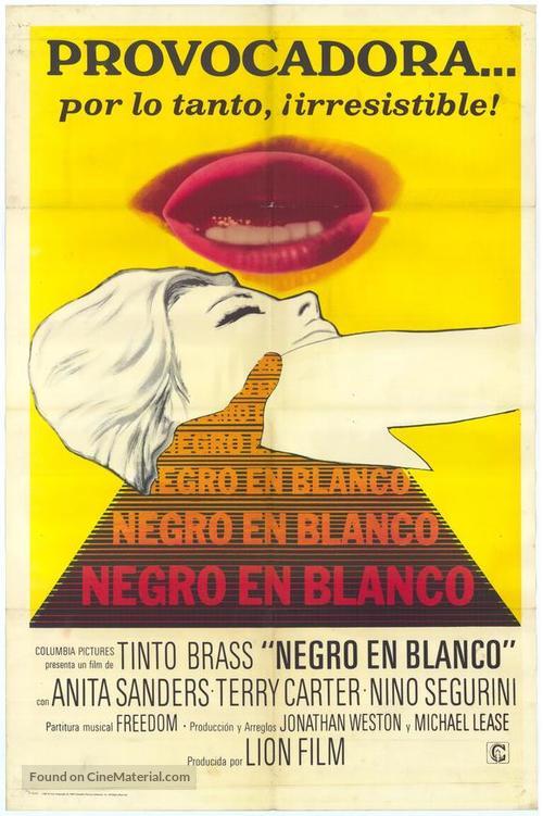 Nerosubianco - Spanish Movie Poster