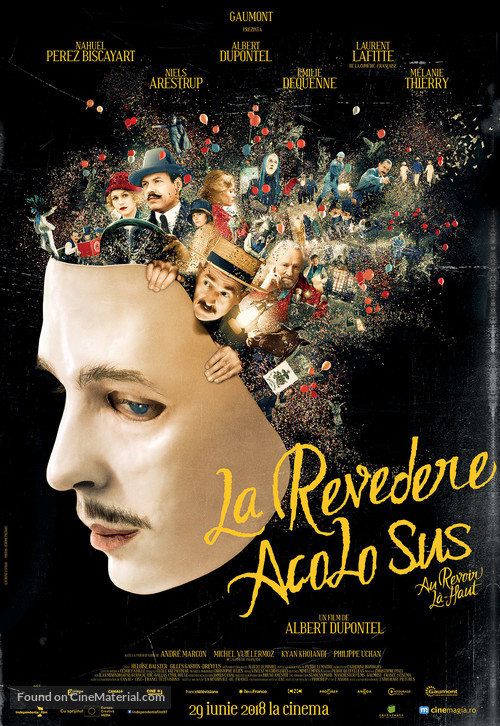 Au revoir l&agrave;-haut - Romanian Movie Poster