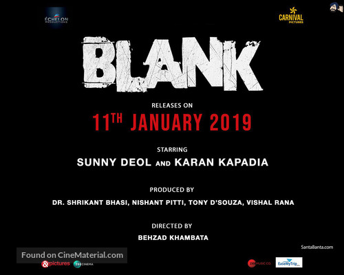 Blank - Indian Movie Poster