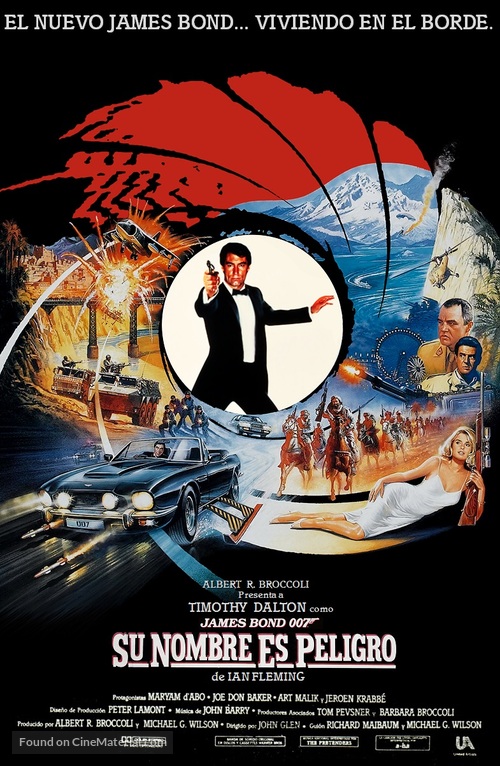 The Living Daylights - Argentinian Movie Poster