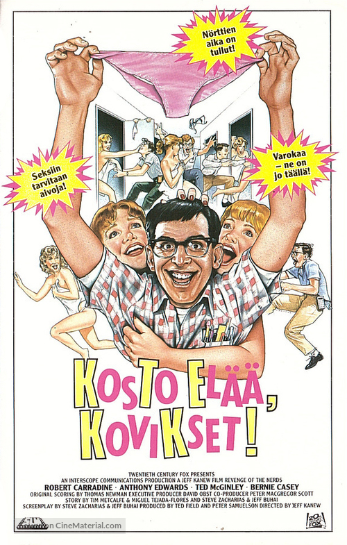 Revenge of the Nerds - Finnish VHS movie cover
