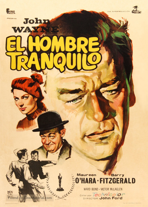 The Quiet Man - Spanish Movie Poster
