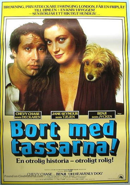 Oh Heavenly Dog - Swedish Movie Poster
