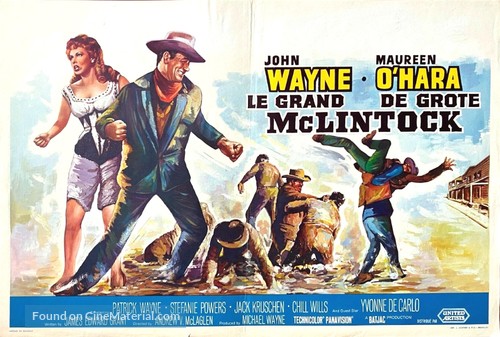 McLintock! - Belgian Movie Poster