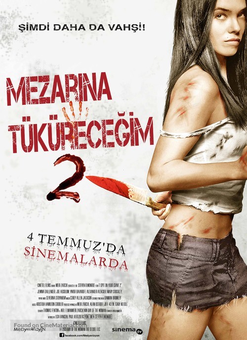 I Spit on Your Grave 2 - Turkish Movie Poster