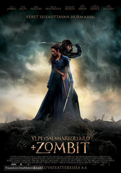 Pride and Prejudice and Zombies - Finnish Movie Poster