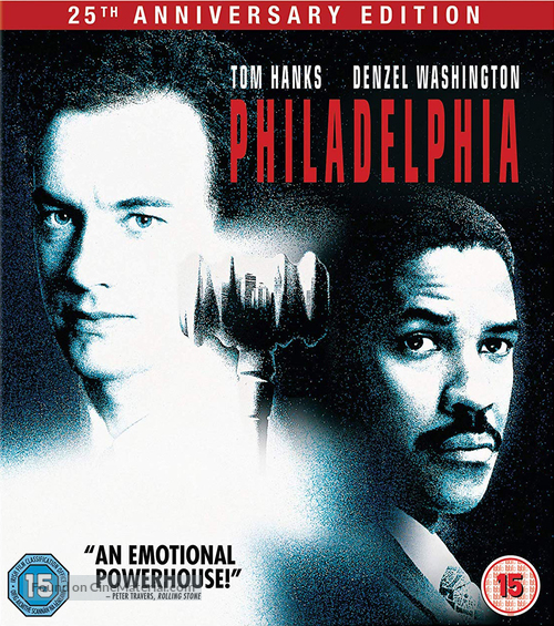 Philadelphia - British Blu-Ray movie cover