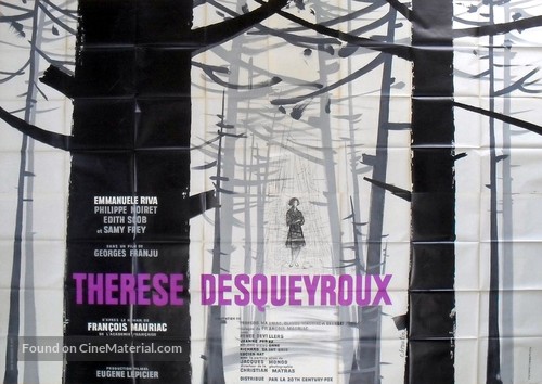 Th&eacute;r&egrave;se Desqueyroux - French Movie Poster