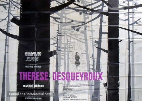 Th&eacute;r&egrave;se Desqueyroux - French Movie Poster