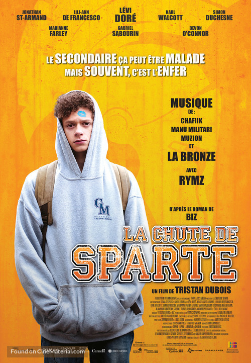 La Chute de Sparte - Canadian Movie Poster