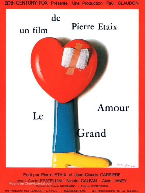 Le grand amour - French Movie Poster