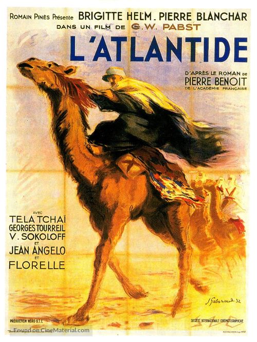 L'Atlantide - French Movie Poster