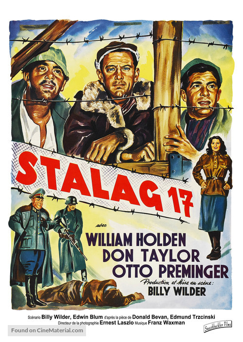 Stalag 17 - French Re-release movie poster