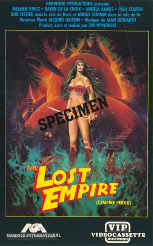 The Lost Empire - French VHS movie cover
