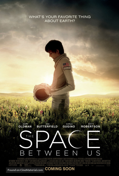 The Space Between Us - Movie Poster